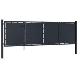 Garden Gate Steel Anthracite 350x75 cm