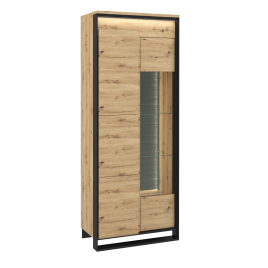 Quinton QA-03 2 Doors Tall Display Cabinet