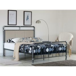 Industrial Scaffold Metal Pipe Bed Frame with Mattress Option