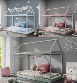 Treehouse Kids Sleeper Wooden Single Bed - 3 Colours