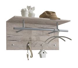 Spot Wall Mount Coat Hanging Rack - Sand Oak