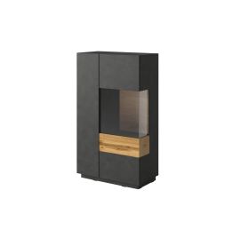 Salamandar 44 Display Cabinet Right Side Wotan Oak - Matera