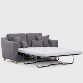 2 Seater Sofabed - KRISTY Fabric - Dark Grey