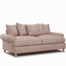 4 Seater Sofa - LUXE Fabric - Light Pink