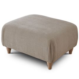 Footstool - COCOON Fabric - Putty