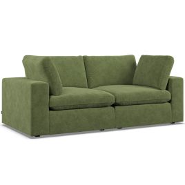 2 Seater Sofa - OBLAK Fabric Verde
