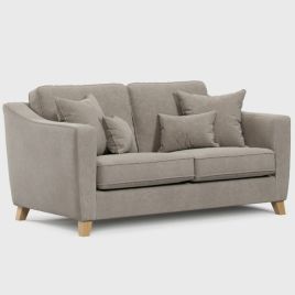 2 Seater Sofa - KRISTY Fabric - Light Beige