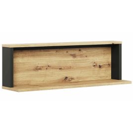 Naxon Wing Shelf - Oak and Black
