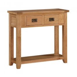 Paxley 2 Drawer Console Table - Oak