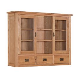 Paxley 3 Door Hutch - Oak
