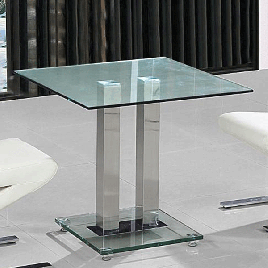 Cotswold Small  Square Dining Table - Chrome