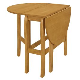Calliope Castor Oval Gateleg Dining Table - Light Oak