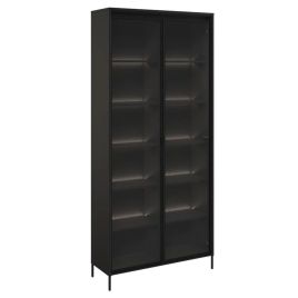Scribble Spex Tall Display Cabinet - Black Matt