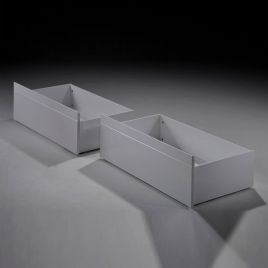 Fiorella Bunk Bed Pair of Drawers - Grey