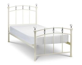 Sophie Stone White Crystal Bed Frame - Single 3ft