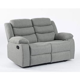 Esperanza 2 Seater Fabric Recliner - Grey