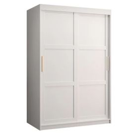 Sliding Wardrobe - CLIFFORD I 2 Door Wardrobe White 120cm