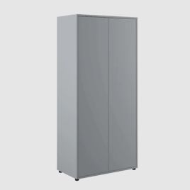 Wardrobe - DONNELL 2 Door Wardrobe Grey 101cm