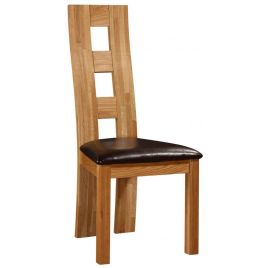 Luke Cage Set of 2 Chairs in Solid Oak Natural