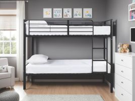 Single Bed - MARLIN Bunk Bed Black 3ft