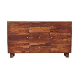 Sideboard - TULA 2 Door 3 Drawer Sideboard Caramel 140cm