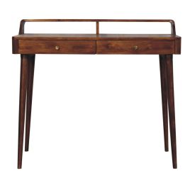 Console Table - BERLIN Elevated Console Chestnut 100cm