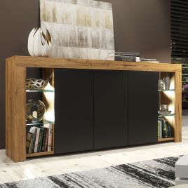 BILBAO Sideboard 164cm - Dark Oak