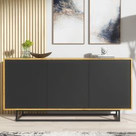 LLEIDA Sideboard 160cm - Black