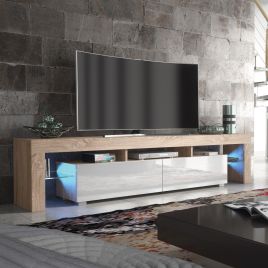 RIDGE TV Unit 200cm - Natural Oak