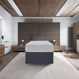 HANDY Headboard Single Fabric - Grey