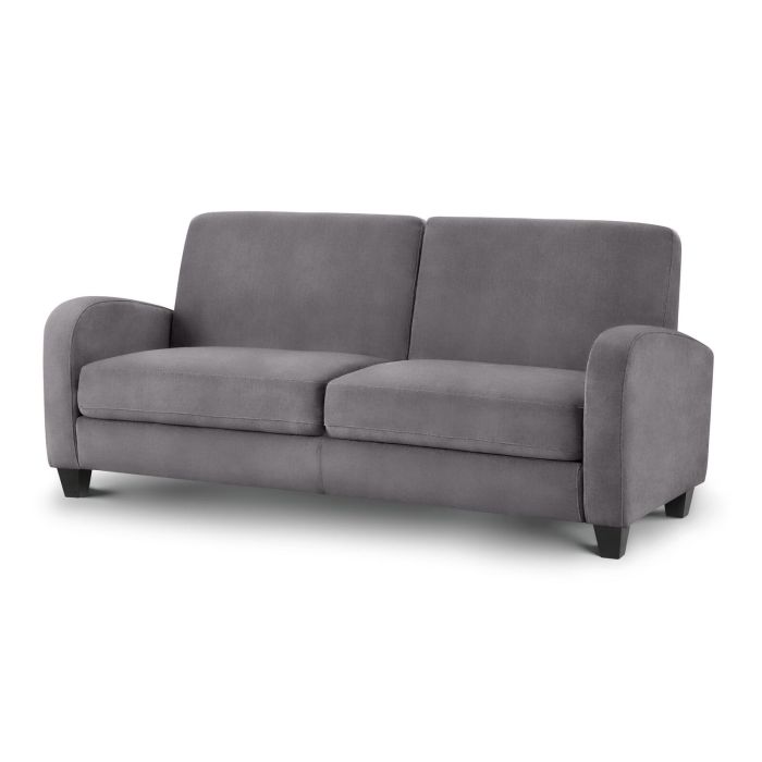 Vivo Dusk Grey Fabric 3-Seat Sofa