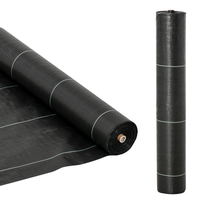 2x50m Gardener Premium Weed Barrier Landscape Fabric Durable & Heavy-Duty Weed Block Gardening Mat, Easy Setup & Superior Weed Control