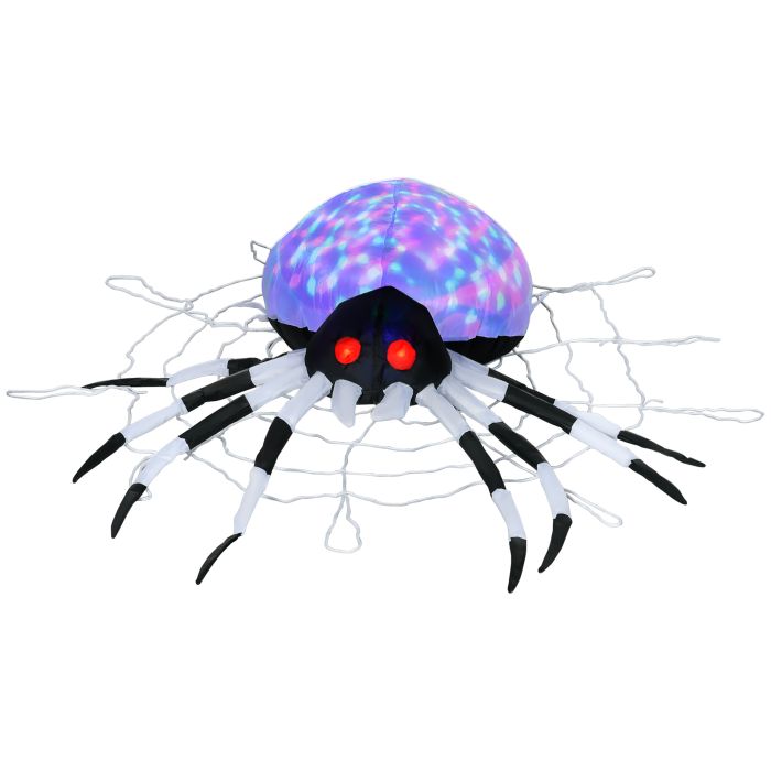 Yangon 5ft LED Halloween Inflatable Spider Decoration
