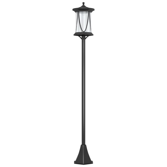 SUNVISTA Solar Lamp Post Light, 1.3 M LED Outdoor Street Light, Waterproof IP44 for Patio, Garden, Pathway, Cool White
