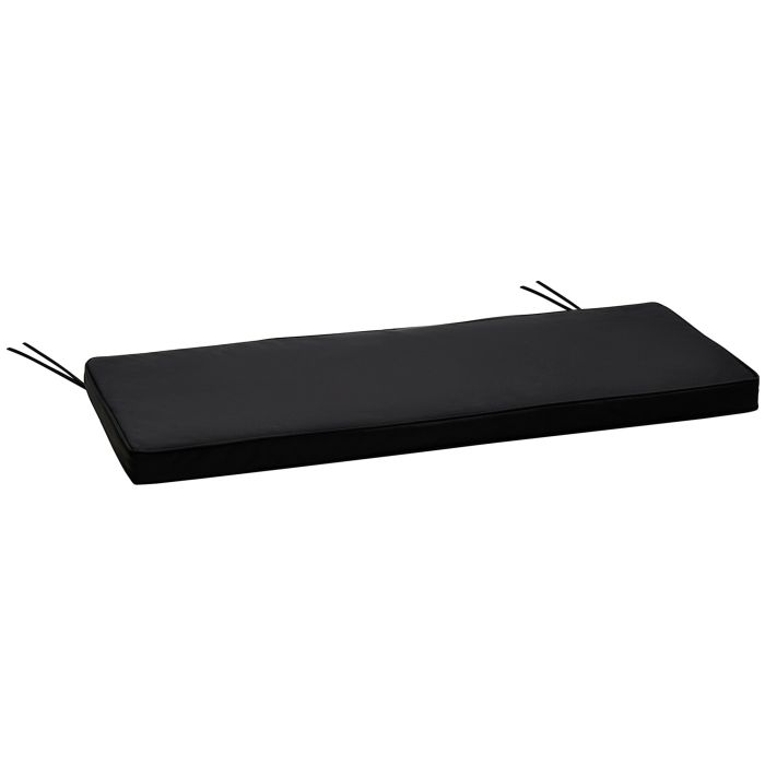 2 Seater Swing Seat Cushion Replacement for Outdoor Furniture - Black