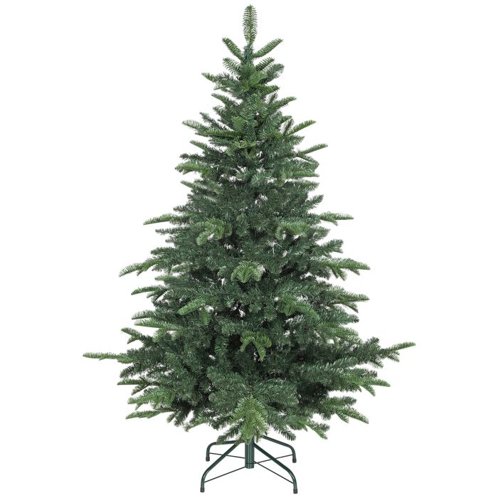 MALVEN 5ft Artificial Christmas Tree Plastic with Realistic Branches - Green