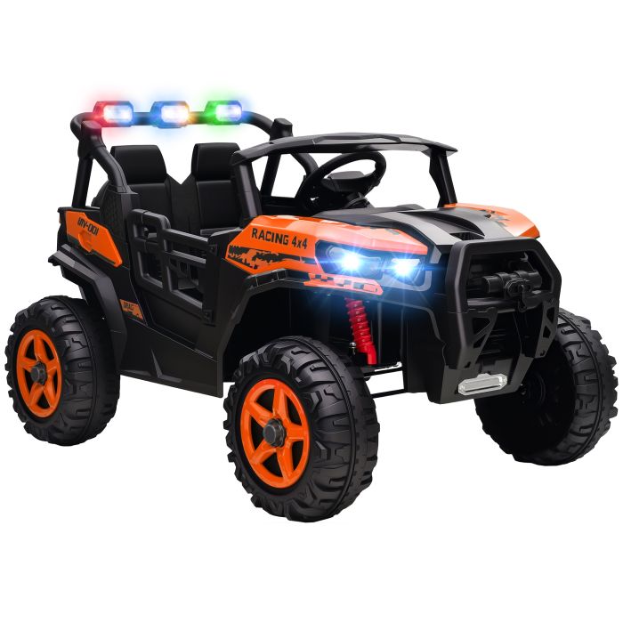 CALVE Electric Ride On Car 24V 2 Seater Kids Car - Orange