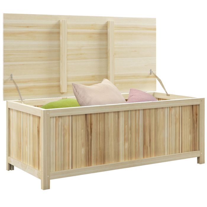 SERIA Wooden Wooden Outdoor Storage Box - Natural
