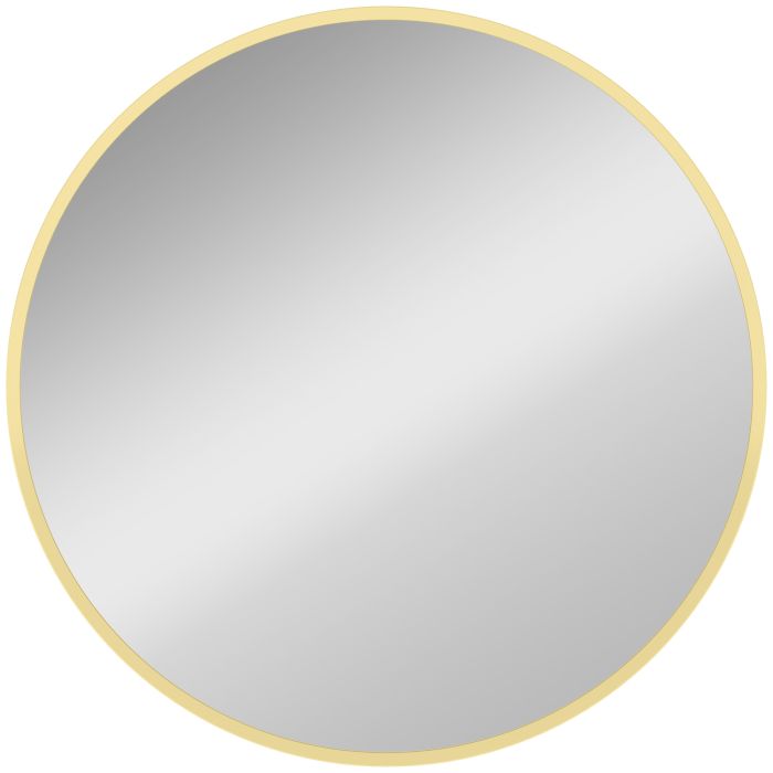 AURIS Aluminium Round Wall Mirror - Grey
