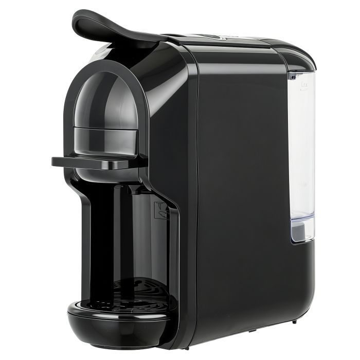 Ashwood Black Stainless Steel Pod Coffee Machine - 11.5cm