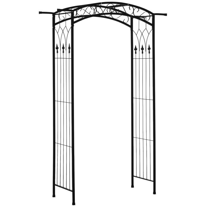 Aurix Black Metal Arch - 46cm