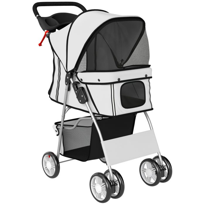 Dalglen Grey Steel Pet Stroller - 44cm