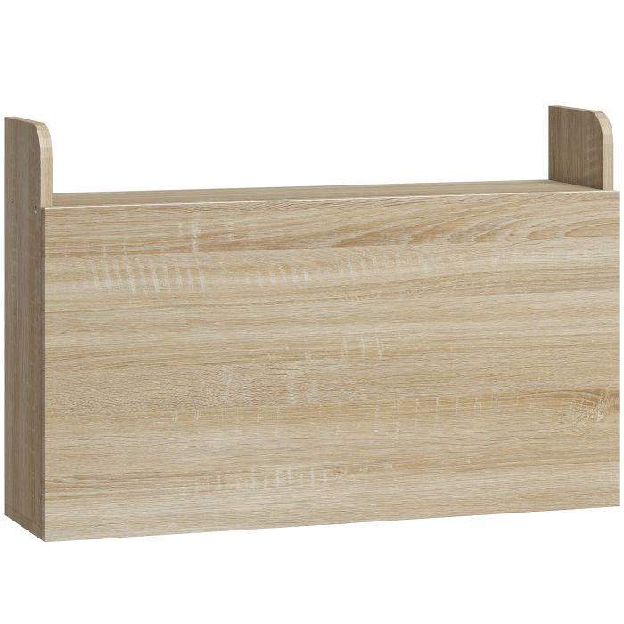 Luxmont Oak Wall Mounted Desk - 77cm