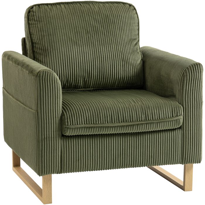 Belton Metal Armchair - Dark Green