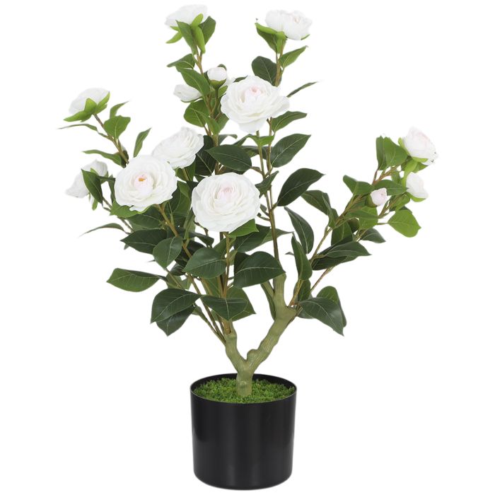 Chemere White Fabric Artificial Plant - 65cm