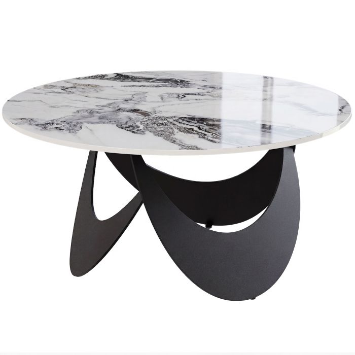 Brodene White Coffee Table - 80cm