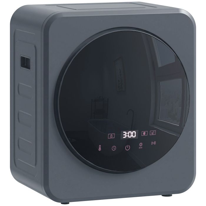 Valbyrn Grey Stainless Steel Tumble Dryer - 48cm