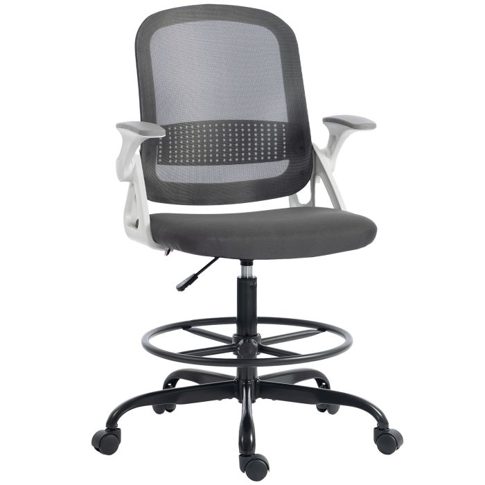 Cammoor Grey Steel Office Chair - 58cm