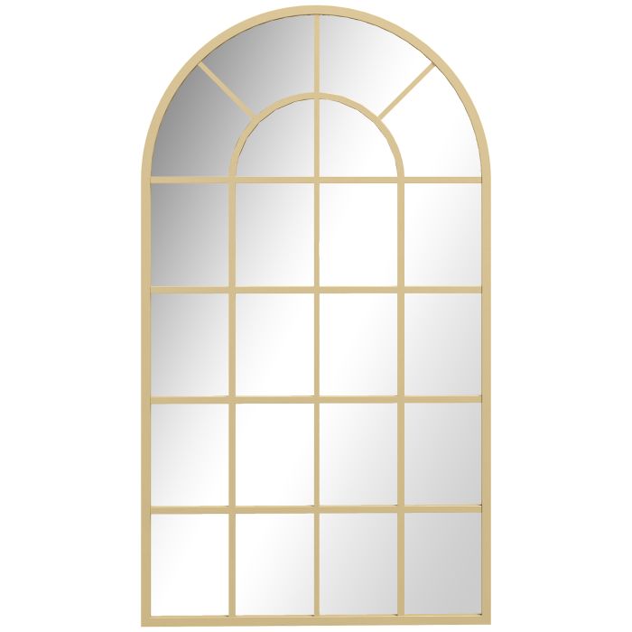 Oakwick Gold Tone Metal Wall Mirror - 65cm