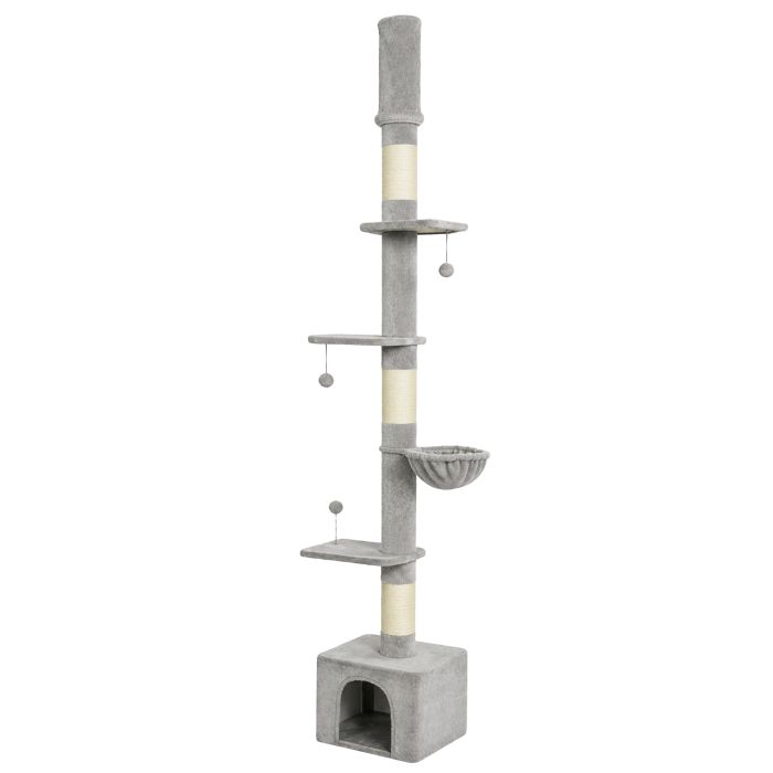 COMETRIDGE Floor-to-Ceiling Cat Tree, Adjustable 230250cm